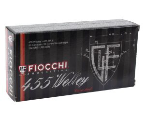 Fiocchi Ammunition 455 Webley Mark 2 262 Grain Lead Round Nose Box of 50(20 boxes/1000 rds)